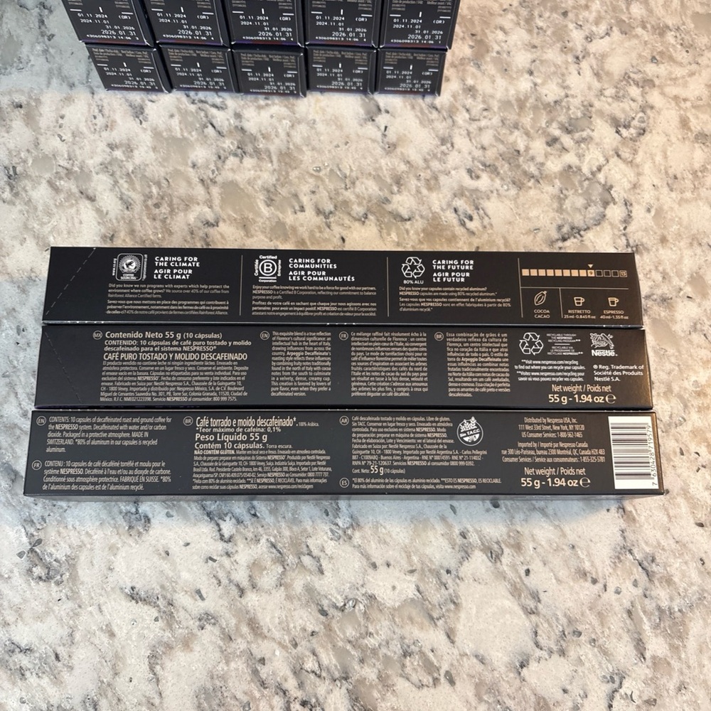 Nespresso Arpeggio Decaffeinato Pods - Picture 4 of 4